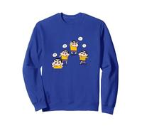 Crayon Shin-Chan E・DA・MA・ME Sudadera, Unisex para Adultos, Azul Real, M