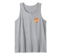 Crayon Shin-Chan Fun! Fun! Study A to Z ”D” One Point Camiseta sin Mangas, Hombre, Gris Jaspeado, XL