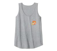 Crayon Shin-Chan Fun! Fun! Study A to Z ”D” One Point Camiseta sin Mangas, Mujer, Gris Jaspeado, L