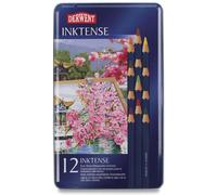 "Crayones - DERWENT - Inktense - Tinta soluble en agua - Caja de 12 - Mixto"