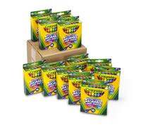 Crayones grandes lavables Ultra Clean de Crayola, ?tiles escolares a granel, 12 paquetes de 16 unidades
