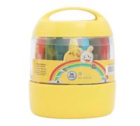 Crayones Infantiles | 36 Colores Lavables Para Colorear - Patchs Pour Le Corps Aux Microaiguilles Tonifiants - Para Preescolar Jardín Infantil Aula Escuela Guardería Hogar Viaje Y Y Niños De 3 A 12 Añ