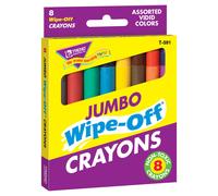 Crayones lavables de gran tama o de Trend Enterprises (paquete de 8)