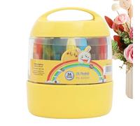 Crayones para niños - 9,5 x 12 cm, pasteles al óleo lavables de 36 colores, no tóxicos, fáciles de limpiar, marcadores ďe colores vibrantes | Juego đe crayones para niños, ñiños d́e 3 a 12 años, escue