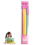 Crayones retráctiles para niños,Crayones Multicolores retráctiles,Bolígrafos de crayones Multicolores 8 en 1 para niños - Lápiz de Color Pastel de Aceite de Barril Transparente, 8 Colores, lápices de