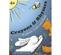 Crayons & Rhymes: Explore, Color, and Read: A Fun and Educational Animal Coloring Book with Poems for Curious Kids