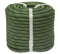 CRAYZA Cuerda arborista trenzada doble 12 pulgadas x 100 pies Cuerda de poliéster Cuerda de toro 48 hebras para trabajo en árboles Escalada Tirar