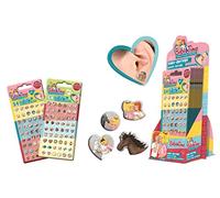 CRAZE 10631 - Pendientes autoadhesivos para niños, diseño de BIBI y Tina , color/modelo surtido