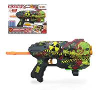 Craze Blaster-X Foam Guns Fury - Pistola de Espuma para niños 30cm, 8 Dardos, Alcance de Disparo 14m - Juguete Explosivo de Espuma