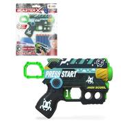 Craze Blaster-X Foam Guns Nano - Pistola de Espuma para niños 16cm, 6 Dardos, Alcance de Disparo 10m - Juguete bláster de Espuma