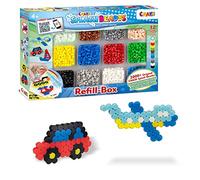 CRAZE- Cuentas de fusibles Fuse Beads Splash BEADYS Caja de Recarga Juego de Recambio de Perlas para niños 10006, Multicolor , color/modelo surtido