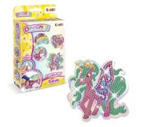 CRAZE DIAMONDZ Starter Set Stickers Galupy Unicorn - Juego de pegatinas infantiles para pintar con diamantes, Kit de manualidades DIY para pintar con diamantes, Mosaico para niños