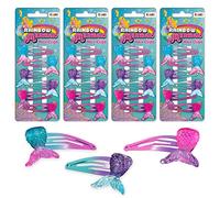 CRAZE Hair Accessories, 24 Horquillas Pelo niña Mermaid Sirenas, Accesorios para el Cabello niña, Diferentes diseños, 29640