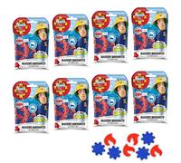 CRAZE INKEE Bombas Baño para Niños, Juego de baño Set 8 Pack, XXL con Aroma mágico de Confeti de baño Sam el Bombero, Juguetes baño, 29527