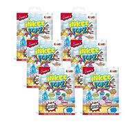 CRAZE INKEE Pack de 6 Sales de Baño para Niños Popz Bath Salt, Sales de Baño aromaticas 3 Colores, Sin Microplásticos, Sin Gluten, Incluye 60g