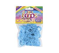 Craze Loops 300 gomas para hacer pulseras elásticas refill, bolsa de aluminio con gomas para anillos, pulseras, collares, manualidades niños, diferentes colores 51086