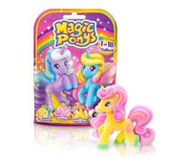 CRAZE Magic PONYS, Figura de Pony para Niñas, 1 de 18 Figuras de Pony Coleccionable, con Efectos Especiales, Aleatorio, Sin Microplásticos