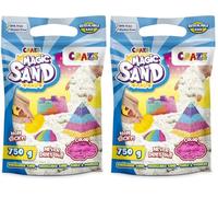 CRAZE MAGIC SAND Refill Pack de Arena Mágica para Niños en color rosa, 750g de Arena sin gluten (Paquete de 2)