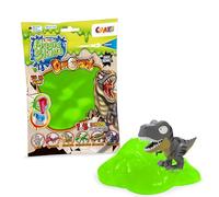 CRAZE Magic Slime Bag Surprise de Dinorex, Bolsa Con 75 ml de Slime de Colores Aleatorios y Figura Sorpresa de Dinosaurio para Niños
