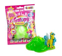 CRAZE MAGIC SLIME, Slime para Niños, Bolsa de Slime de 75 ml, con Figura Sorpresa de Galupy Unicornio, 6 Colores Aleatorios, Sin Residuos, Fácil de Limpiar, Figura Aleatoria