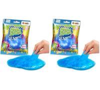 CRAZE Magic Slime, Slime para Niños de 75 ml, Colores Surtidos, Sin Residuos, Fácil de Limpiar, 1 Unidad (Paquete de 2)