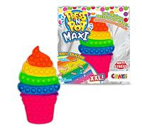 Craze PRESS N POP, Juguete antiestrés para niños y Adultos, Forma de Helado, Multicolor