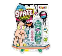 CRAZE Skate Set de Fingerboards - Mini Skateboards Luminosos con Accesorios para Niños y Fans del Fingerboard - Mini Fingerboards para Trucos y Acrobacias