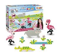 Craze Splash Beadys Flamingo kit de manualidades para niños, Perlas de agua de colores con forma de animales, Cuentas de agua sin plancha