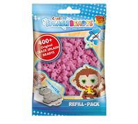 CRAZE Splash Beadys - Kit de Perlas de Agua para Niños, 400 Piezas Rosa con Purpurina, Juego Creativo Sin Plancha, Fácil de Pegar