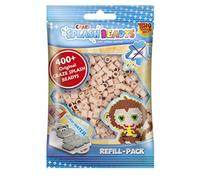 CRAZE Splash Beadys Perlas de agua para niños, paquete de recambio color piel 400 piezas, Cuentas de agua sin plancha, Refill cuentas para pegar