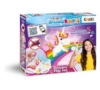 Craze Splash Beadys Unicornio kit manualidades niños, Perlas de agua de colores con forma de Unicornios con 3 cristales Swarovski, hazlo tu mismo, Cuentas de agua sin plancha, 58467