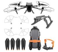 Craznick Air 3S Hélices - con Protectores Palas Soporte hélice fijador Patas de Tren de Aterrizaje Plegables Kit Protector de estabilizador de Paleta para dji Air 3/Air 3S Drones Accesorios