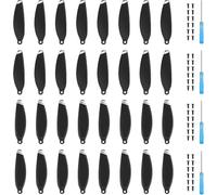 Craznick Hélices para dji Mini 4K/2 SE/2/SE Cuchillas de Repuesto Accesorios de bajo Ruido para dji Mini 4K 2 SE Drone Accesorios exclusivos Tornillos y Destornilladores 32 Puntas Plateado