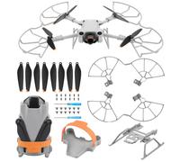 Craznick Mini 3 Pro Hélices - con protectores de palas soporte para hélice estabilizador tren de aterrizaje patas pies de extensión plegables kit protector para accesorios de dron DJI Mini 3/3 Pro