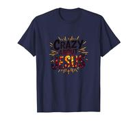 Crazy About Jesus I Love Jesus Vibrante Fe Expresión Camiseta, Hombre, Azul Marino, 6XL