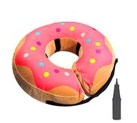 crazy bean Collar de Recuperación Inflable para Perro Gato Collar Isabelino Ajustable para Mascotas para Mascotas Recuperación de Cirugía (Rosa S)