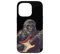 Crazy Bigfoot con gafas de sol y traje de guitarra eléctrica Carcasa para iPhone 13 Pro