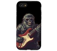 Crazy Bigfoot con gafas de sol y traje de guitarra eléctrica Carcasa para iPhone SE (2020) / 7 / 8