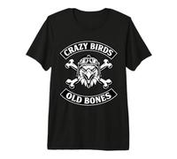 Crazy Birds - pájaros Locos Ideales para Ciclistas Camiseta Premium