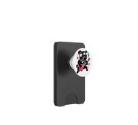 Crazy Black Pug Tocando la Guitarra eléctrica PopSockets PopWallet para MagSafe