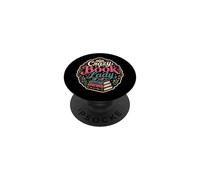 Crazy Book Lady Reader Bibliotecaria Novela Bookish Humor PopSockets PopGrip Adhesivo