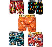 Crazy Boxer 179114 Pack de 5 Calzoncillos Infantiles Estampados En Varios Colores