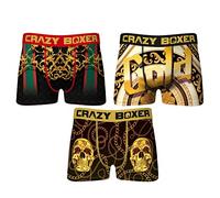 Crazy Boxer S Set 3 Boxers, Pack 3 T727-1, Hombre