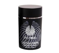 CRAZY BULL Lightning Hair Building Fibers -Light Brown- 22g - Fibras Capilares para Aumentar el Volumen, Ideal para Zonas con Poco Cabello, Color Light Brown, Resultados Naturales y Duraderos