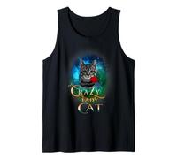 Crazy Cat Lady Funny Kitten Cats Lover Mommy Mothers Day Camiseta sin Mangas