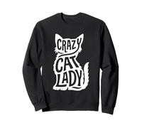 Crazy Cat Lady Mujer Amante de los Gatos Sudadera
