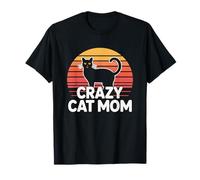 Crazy Cat Mom Camiseta