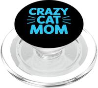Crazy Cat Mom PopSockets PopGrip para MagSafe