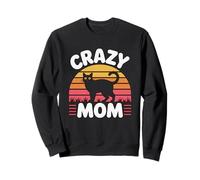 Crazy Cat Mom Sudadera