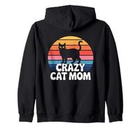 Crazy Cat Mom Sudadera con Capucha
